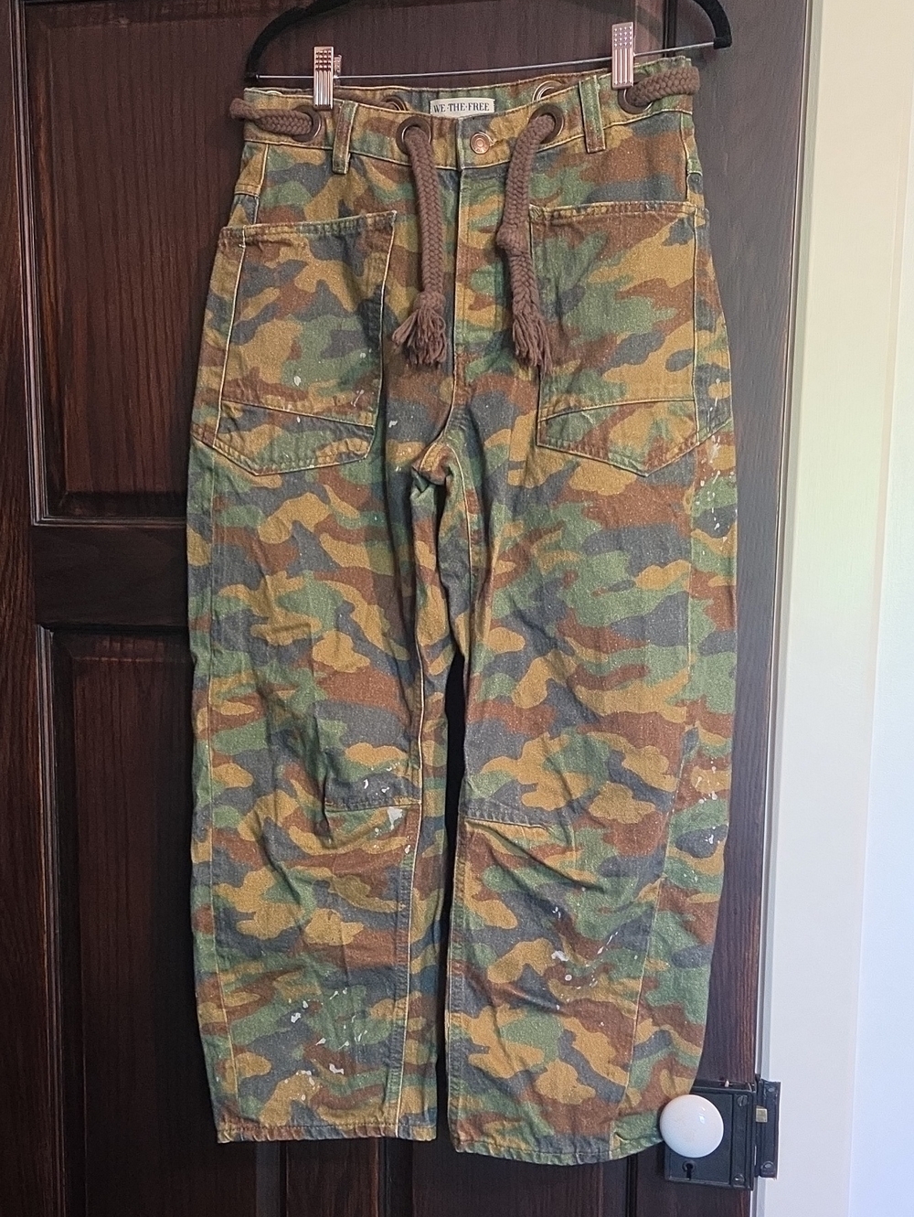 We The Free Camo Utility Pants - Green/Brown